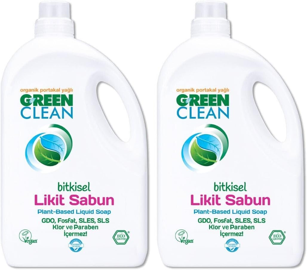Alternative view of U Green Clean Green Clean Organik Portakal Yağlı Bitkisel Likit El Sabunu 2,75 lt 2'li