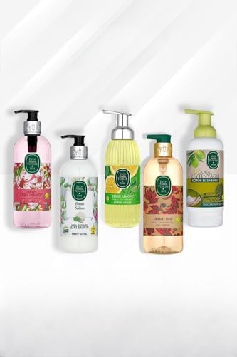 Alternative view of 500 ML Sabun Paket Zeytinyağlı, Desert Oud, Beyaz Sabun, Çeşme Limonu, Kiraz Çiçeği ve Rosie