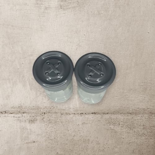 Alternative view of 2 Adet Cam Tuzluk Plastik Kapaklı (Kutuludur) 75 CC