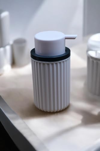 Alternative view of 3 Parça Sert Plastik Banyo Seti/Sıvı Sabunluk, Diş Fırçalık ve Katı Sabunluk-Toz Pembe