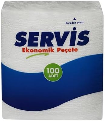 Alternative view of Servis Ekonomik Peçete, 100'lü Paket, 12 Adet