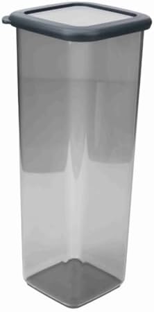 Şeffaf Kare Saklama Kabı Silikon Kapak Hava Geçirmez Kuru Baklagil Kahve Bakliyat Makarna Kuruyemiş Kutusu Çeyiz Seti (1 Adet, 2000 ml)