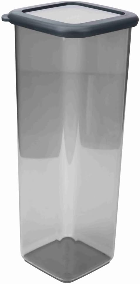 Alternative view of Şeffaf Kare Saklama Kabı Silikon Kapak Hava Geçirmez Kuru Baklagil Kahve Bakliyat Makarna Kuruyemiş Kutusu Çeyiz Seti (1 Adet, 2000 ml)