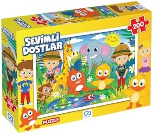 Alternative view of Sevimli Dostlar Lisanslı 200 Parça 33x48cm Çocuk Puzzle Yapboz