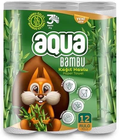 Alternative view of Aqua Bambu 3 Katlı 12li Kağıt Havlu