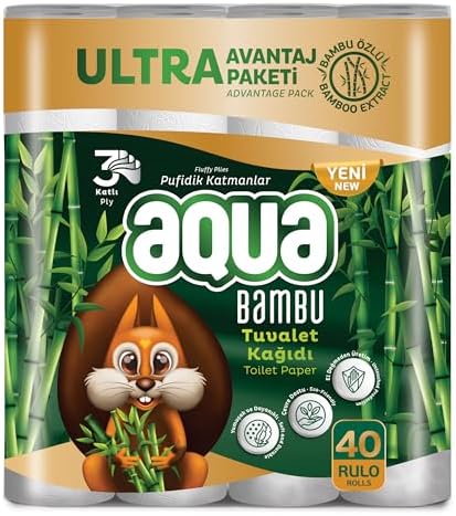 Aqua Bambu 40'lı Tuvalet Kağıdı