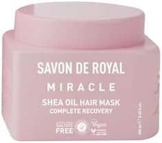 Savon De Miracle Saç Bakım Maskesi 250 ml | Boyalı Ve Kıvırcık Saçlar | Iyileşme Etkili | Shea Yağı