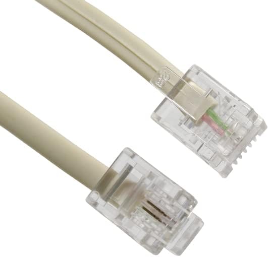 Alternative view of Hazır Telefon Hat Kablosu, İnternet kablosu, 6P/2C, 25 Metre,