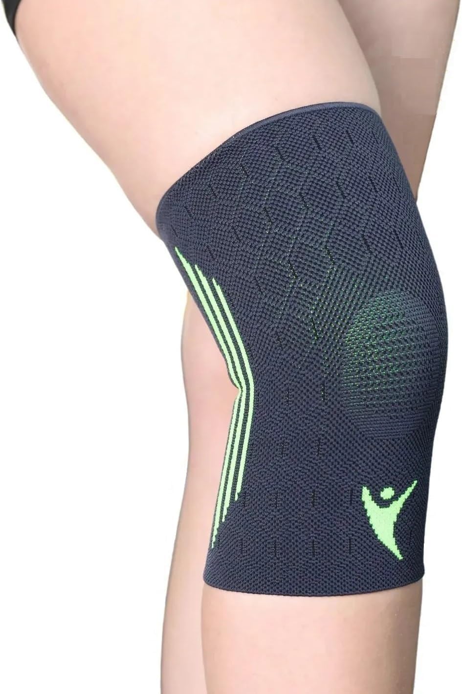 Alternative view of Bluewell Ortopedik Sporcu Dizliği – Elastik, Çift Taraflı, Medikal Destekli, Voleybol, Fitness, Basketbol, Dizlik (Large)