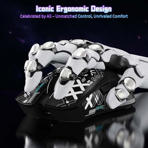 Alternative view of ATTACK SHARK X11 SE Kablosuz Gaming Mouse – PixArt PAW3311 Sensör, 22000 DPI, BT/2.4G/Kablolu Üçlü Mod, 65 Saat Pil Ömrü, Ofis ve Oyun Kullanımı İçin Uygun, Windows/Xbox/PS/Mac Uyumlu –