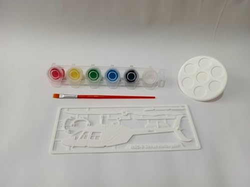 Alternative view of maket uçak boyama seti