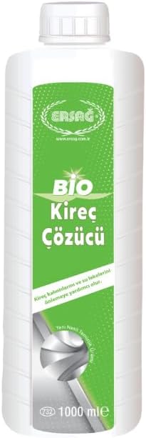 ERSAĞ Bio Kireç Çözücü, 1000 ml, Çaydanlık ve Su Isıtıcıları İçin Temizleyici