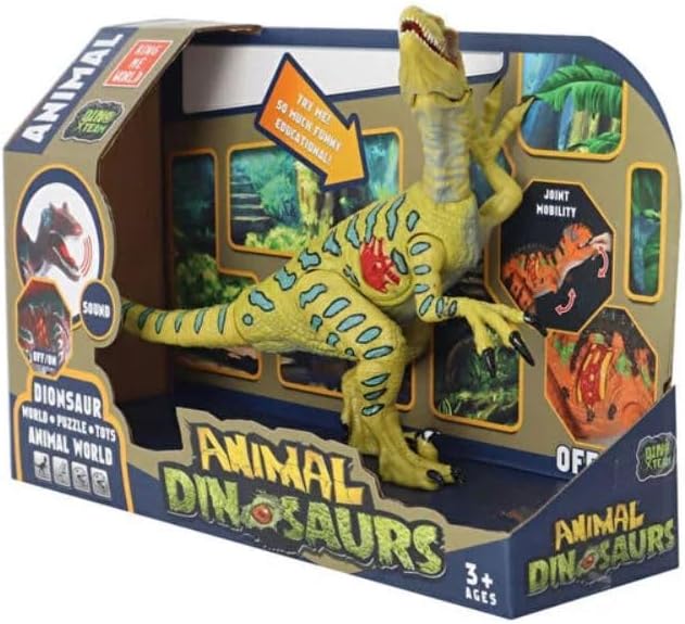 Alternative view of Sesli Dinozor Raptor 22 cm