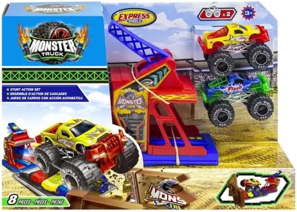 Wheels Die Cast Metal Araçlı Fırlatma Rampası