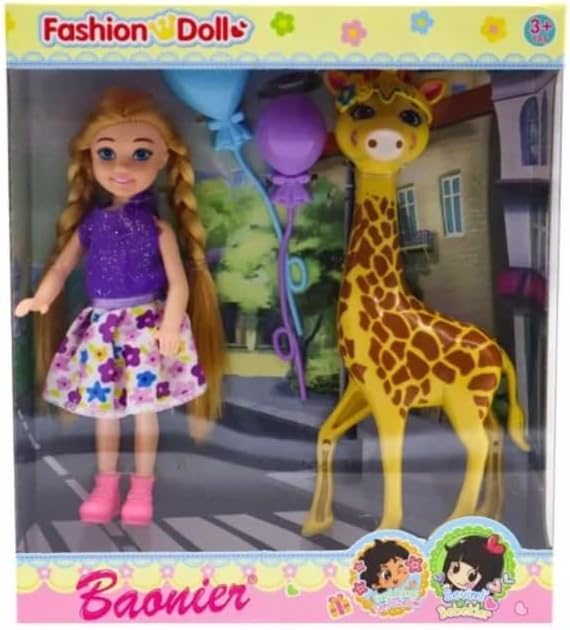 Baonier Zürafalı Mini Kız Bebek