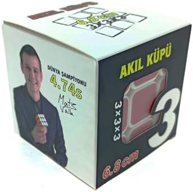 Alternative view of Beyaz Zemin Üzeri Renkli Zeka Küpü 3X3X3-6,8 cm