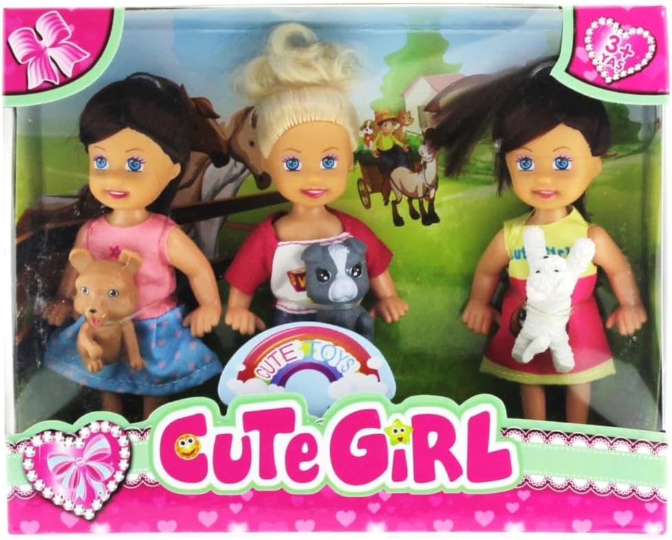 Alternative view of Cute Mini Bebek ve Evcil Hayvan Üçlü Set