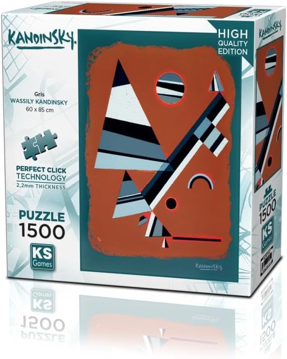 KS Puzzle 1500 Parça Kandinsky Gris