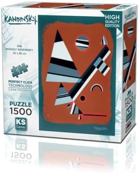 Alternative view of KS Puzzle 1500 Parça Kandinsky Gris