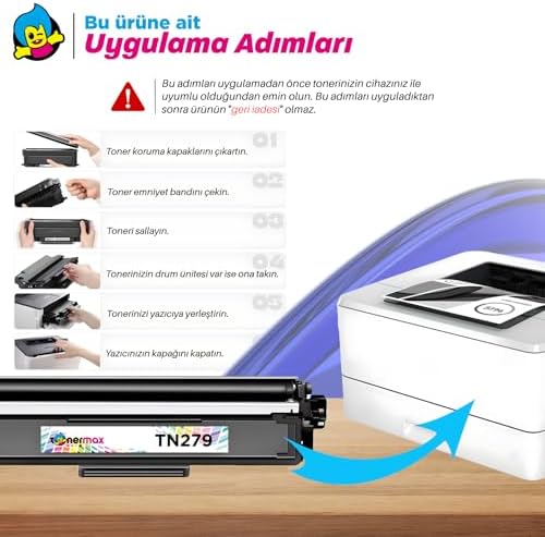 Alternative view of Uyumlu Tonermax DCP-L3560CDW Muadil Toner Set- Çipli/TN-279XL