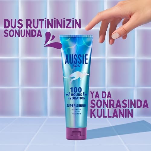 Alternative view of Aussie SOS Super Serum Kuru Saçlar İçin Durulanmayan Serum 160ml 100 Saat Nemli Saçlar
