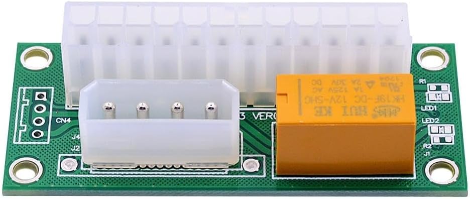 4326 Power Güç Kaynağı Atx Dual Psu 24+4 pin Fan Çoklayıcı