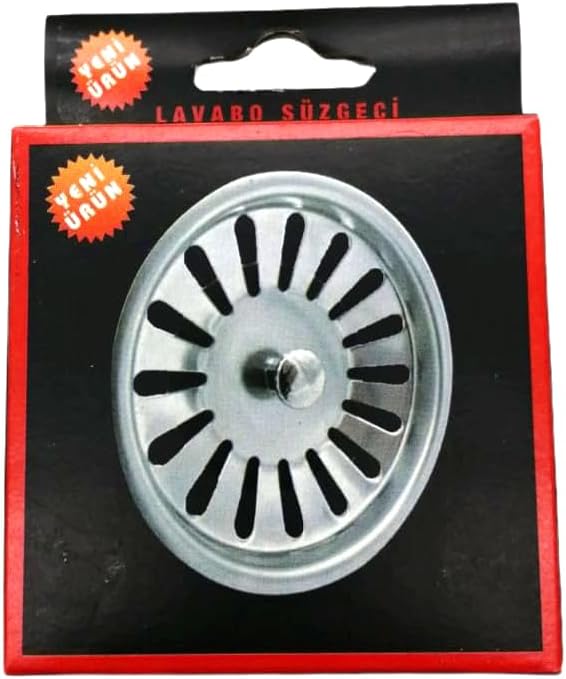 YENİ ÇÖPMAK METAL LAVABO SÜZGEÇ (5122)