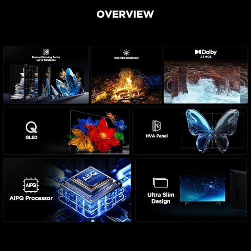 Alternative view of TCL 65 inç Akıllı TV 65Q6C 4K QD-Mini LED Renkli Quantum Crystal HDR10+ Oyun TV, 144Hz Doğal Yenileme Hızı, ONKYO 2.1 Hi-Fi Ses Sistemi, Dolby Atmos, Yapay Zekâ Modu, Game (2025 Modeli)