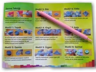 Alternative view of Quilling/quiling Set (KALIN) 1x50 Cm 150 Kağıt Şerit 8680422509877
