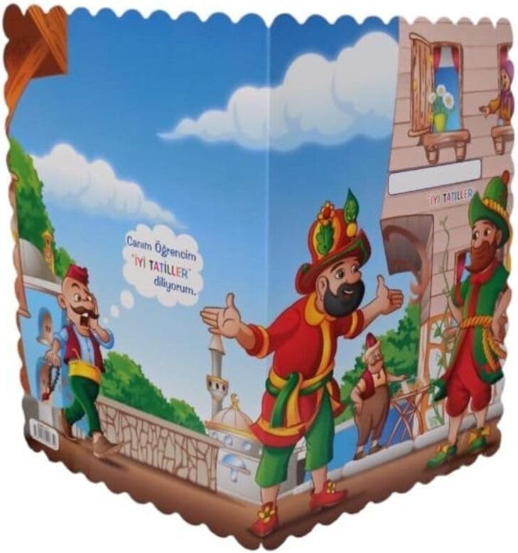 Klasik Karne Kabı Kılıfı 10 Adet (Hacivat - Karagöz) 1996382837