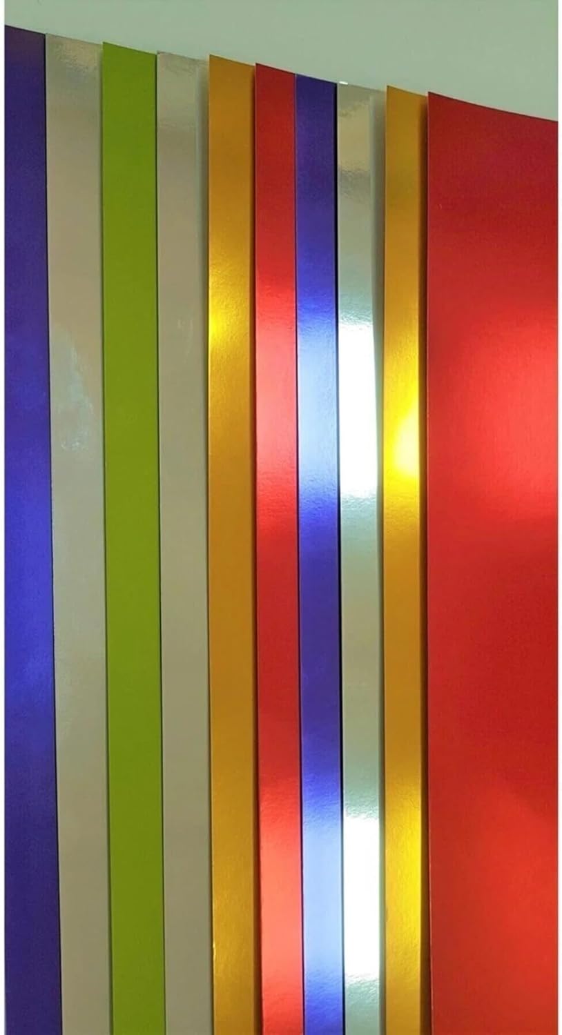 Alternative view of Aynalı Metalik Fon Kartonu 50x70cm 10 Adet (5 Farklı Renk) 1996382810
