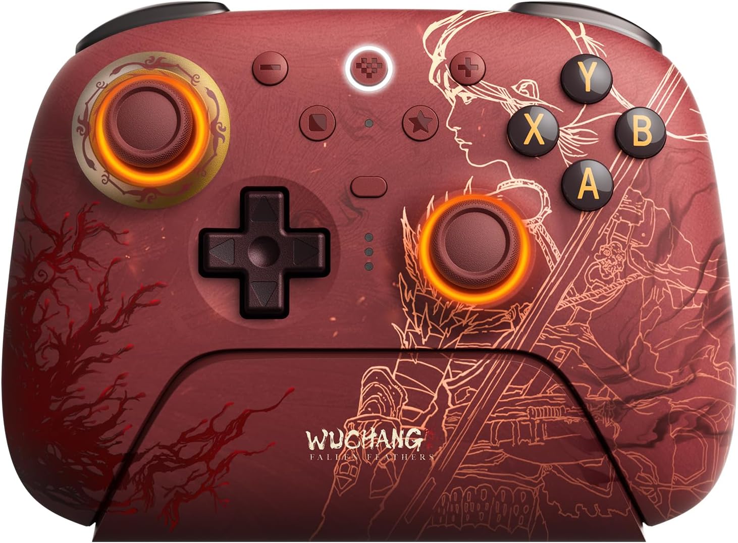 Alternative view of 8BitDo 2 Controller for Windows &, Gaming Controller with TMR Joysticks, Switchable Hall Effect/Tactile Triggers, RGB Fire Ring, 8Speed Tech - WUCHANG: Fallen Feathers