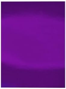 Aynalı Metalik Fon Kartonu Mor 50x70cm 5 Adet (Tek Renk) 199638281015