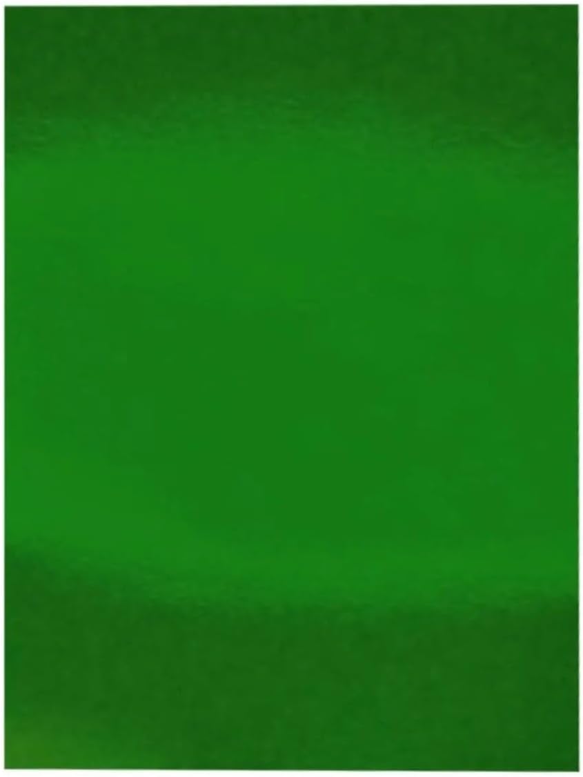 Aynalı Metalik Fon Kartonu Yeşil 50x70cm 5 Adet (Tek Renk) 199638281004