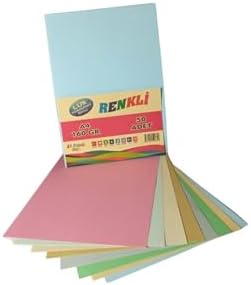 Alternative view of Lüx Hamurundan Boyalı Renkli 50'li Fotokopi Kağıdı/Fon Kartonu/Baskı Kağıdı 160 Gr. (50 Adet) 129914531001