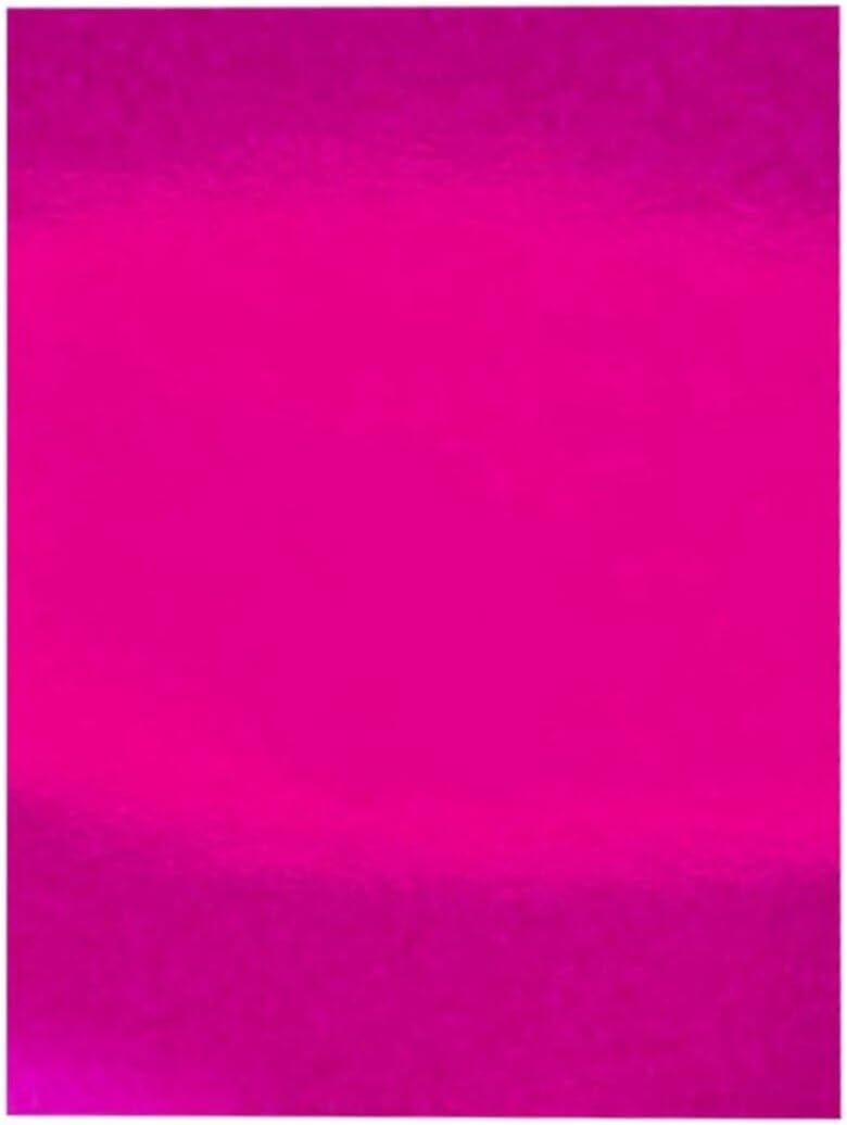 Alternative view of Aynalı Metalik Fon Kartonu Pembe 50x70cm 10 Adet (Tek Renk) 199638281025