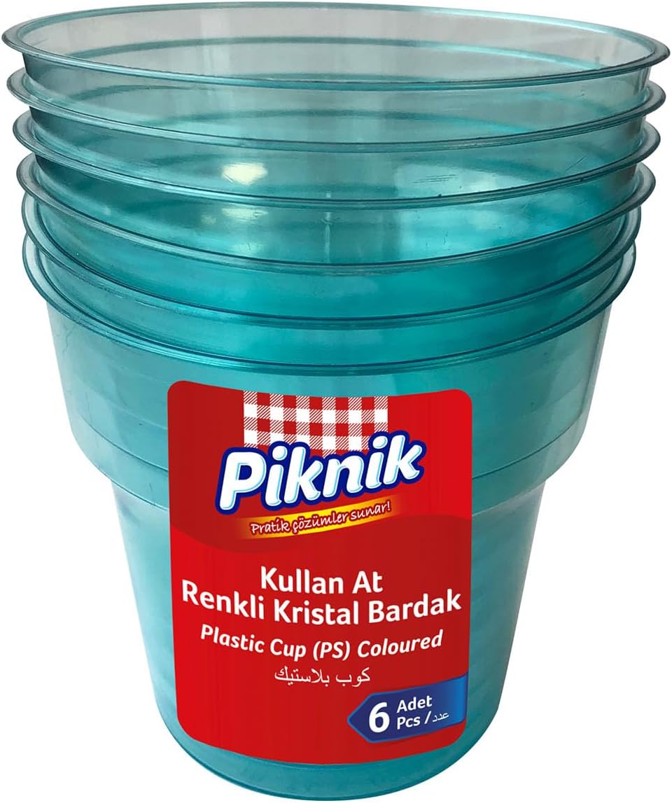 Piknik Kullan-At Kristal Bar.6'Li Renkli