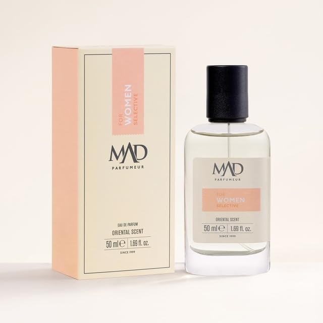 Mad C119 Selective Eau de Parfum (EDP) 50 ml Kadın Parfüm – Ahududu, Yasemin ve Kumarin ile Oryantal, Çiçeksi ve Kalıcı Parfüm