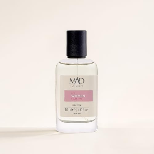 Mad D114 Selective Eau de Parfum (EDP) 50 ml Kadın Parfüm – Bergamot, Müge Çiçeği ve Misk ile Ferah, Çiçeksi ve Kalıcı Parfüm