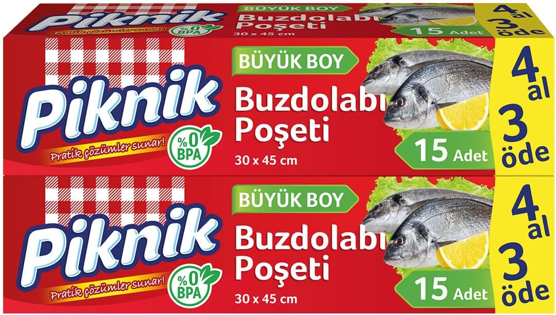 Alternative view of Piknik Buzdolabı Poşeti 4Al3Öde Büyük 15'Lİ