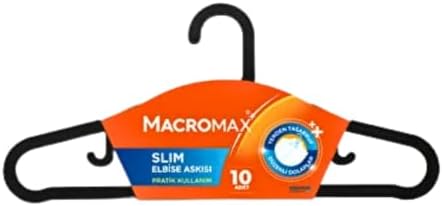 Macro Max Slim Elbise Askısı 10'lu Avantaj Paket
