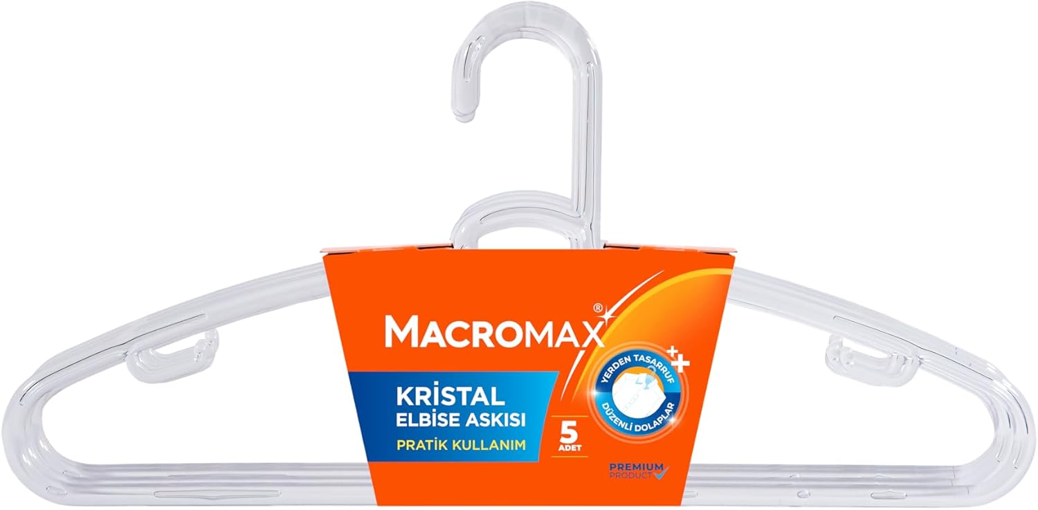 Alternative view of Macro Max Kristal Elbise Askısı x5