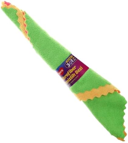 Alternative view of Eco Clean Mikrofiber Temizlik Bezi 4'lü Set | 33x33cm Çok Amaçlı Yüksek Emiş Güçlü Bez (VRP-320)