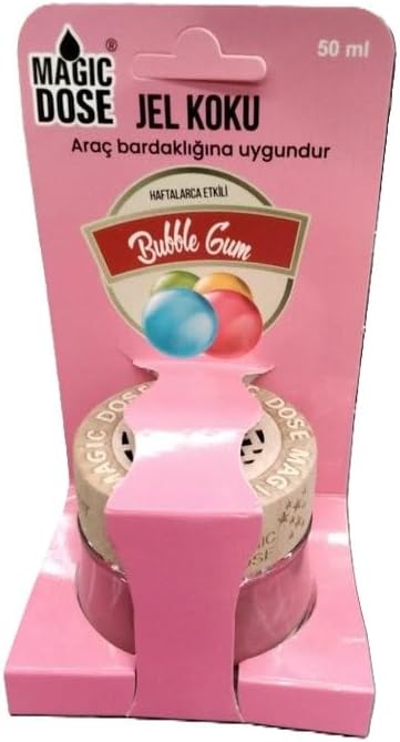 Dekoratif Ahşap Kapaklı Jel Koku Bubble Gum 50 ml