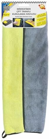 Mikrofiber Çift Taraflı Kurulama Havlusu 50x40 cm New