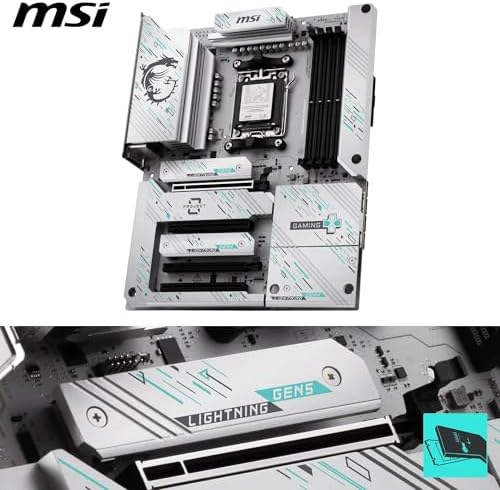 Alternative view of MSI B850 GAMING PLUS WIFI PZ DDR5 AM5 8200(OC) Mhz ATX Gaming (Oyuncu) Anakart