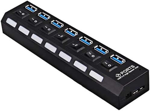 Alternative view of A5258 7 Portlu Usb 3.0 Hub Anahtarlı Çoklayıcı Çoğaltıcı Switch