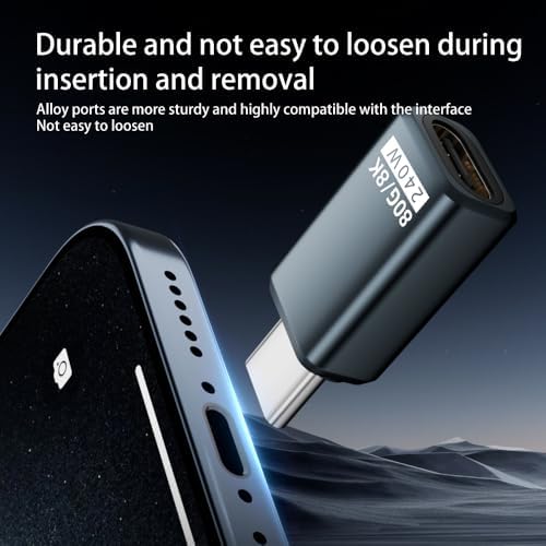 240W USB-C Adaptör – 80Gbps Veri Aktarımı & 8K Görüntü Desteği ile Ultra Hızlı Şarj