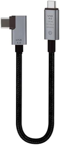 Alternative view of 40Gbps 240W 4.0 Thunderbolt L Type-C to Type-C Şarj, Data ve 8K 60Hz Data Transfer Kablosu Tip C 30 cm - PD240W