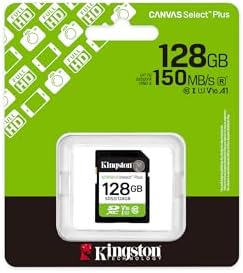 128GB SDXC Canvas Select Plus Gen3 150MB/s C10 UHS-I U1 V10